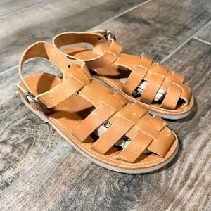Duckfeet Unisex Ringkøbing Fisherman Closed Toe Sandals, Bio/Tan,41 (10/8.5)